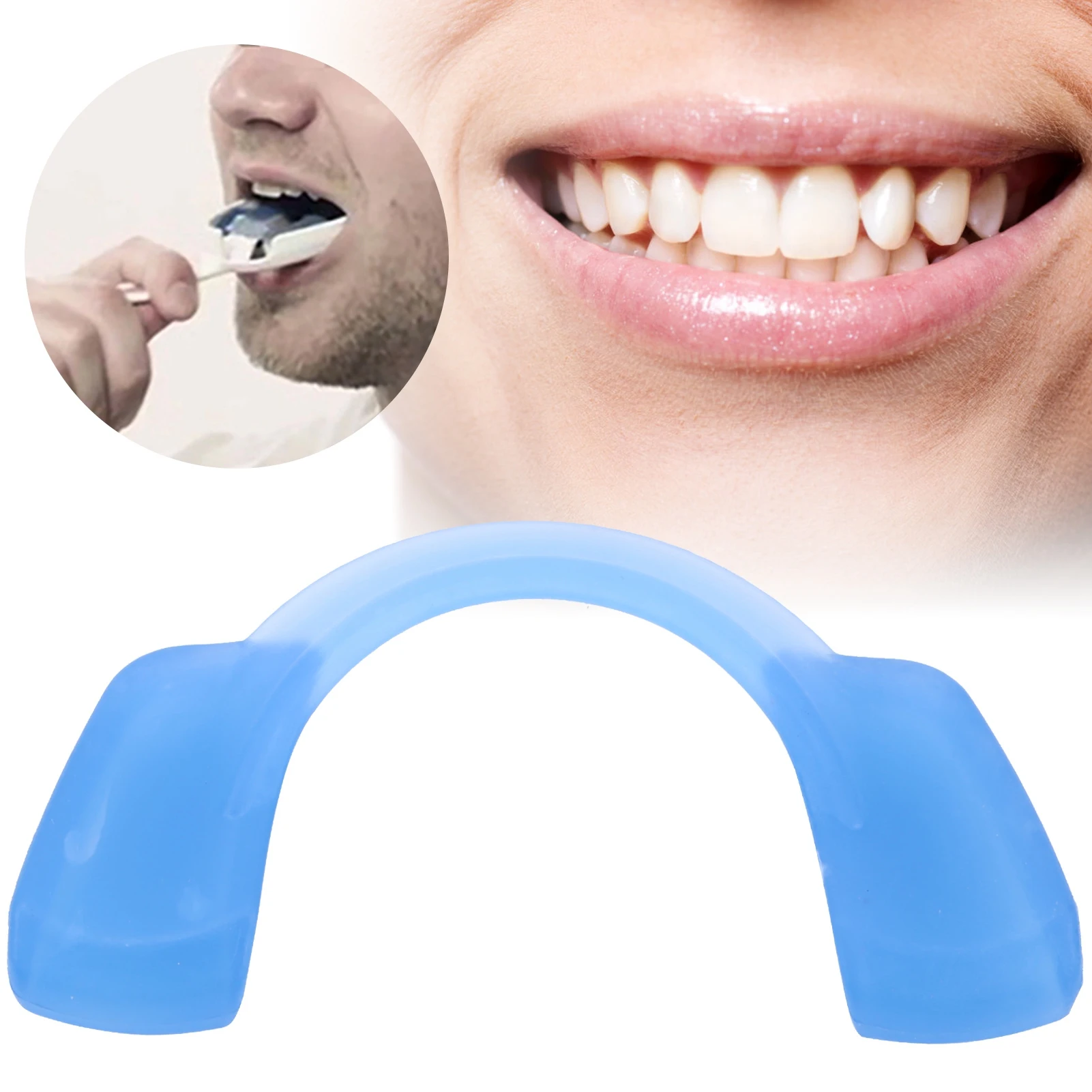 Protector Dental ultraligero y fino, herramienta de seguridad Flexible y transpirable, antimolienda, cómoda, para dormir