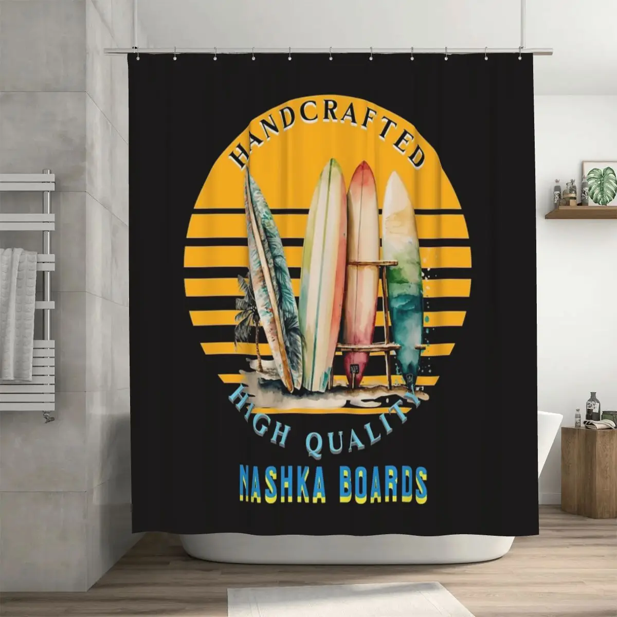 

Занавеска для душа Nashka, 72x72 дюйма, с крючками