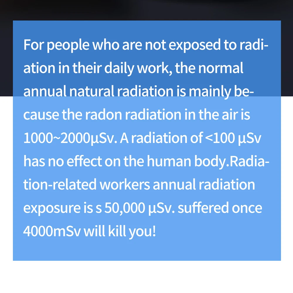 Geiger Counter Radiation Detector Personal Dosimeter X-ray γ-ray β-ray Beta Gamma Detection Nuclear Radiation Meter RM9000 2