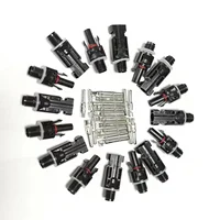 10 paires/connecteur solaire photovoltaïque mâle femelle panneau solaire prise et outil étanche pour onduleur M12 filetage 1000V 30A câble 4