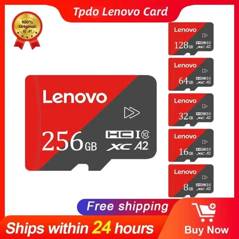 Lenovo High Speed 2Tb 128Gb Micro Tf Sd Card 1Tb 512Gb 256Gb Sd Memory Card Uhs-1 Sd Card Scheda Sd Impermeabile Per Nintendo Switch