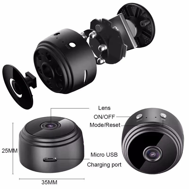1080P Aluminium Wifi Camera for Outdoor Security