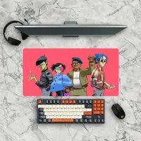 Band Gorillaz Mousepad Gamer Mouse Pad Size For Office Long Table Mat 2