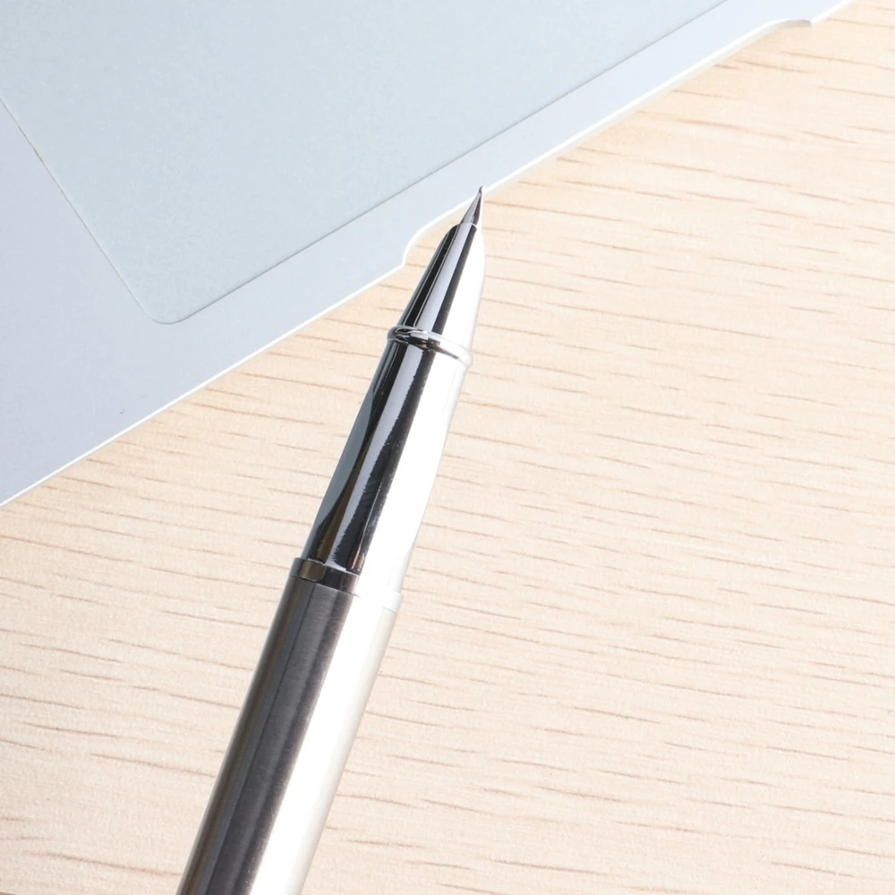 Luxury Metal Fountain Pen 0.38/0.8/1.3mm Curved Nib Student Writing Pen School Art Exercise Signature Supplies Office Stationery 3