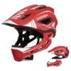 Kids Detachable Full Face Helmet Children Sports Safety Bike Helmet Protective Gear Cycling Skateboarding Roller Skating Scooter 1
