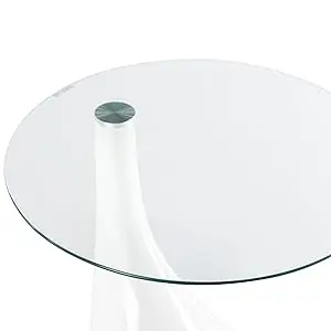 21'' Tall Glass End Table