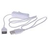 1m USB Cable Extension cord with Switch ON/OFF Cable Extension Toggle USB Power Supply Line Durable Adapter Accessories 2 Colors 4