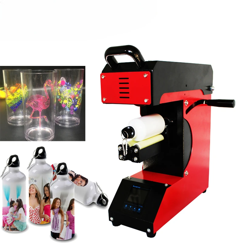 

Sports kettle hot press machine heat transfer machine water cup thermos cup pen printing rolling plastic cup