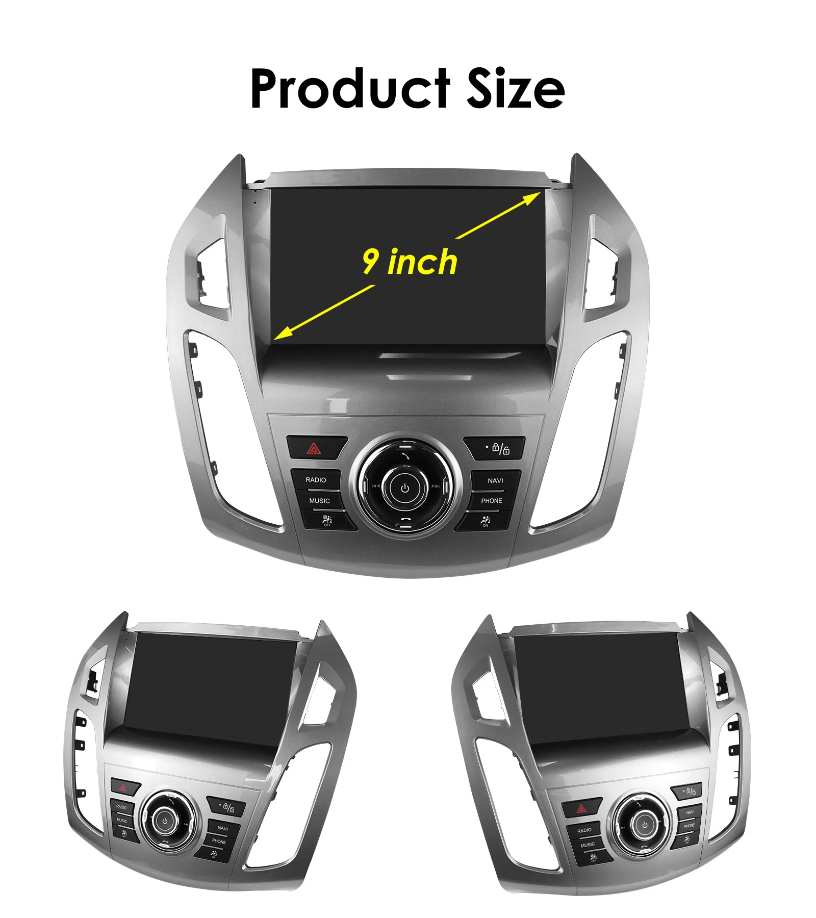 Hizpo Autoradio für Ford Transit Connect 2013–2018 Tourneo Connect Carplay 4G AI Systems Multimedia Video Player GPS Autoradio – Detail 35