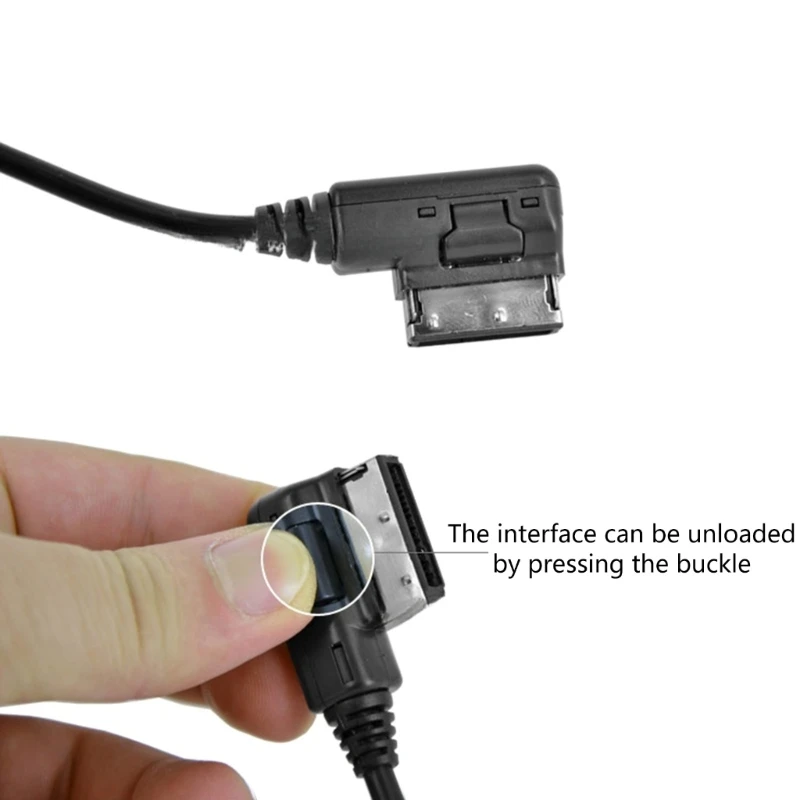 3.5mm Car Radio Stereo Music AMI to AUX Cable Adapter For W212 S212 W218 C300 A207 W207 W204 W221