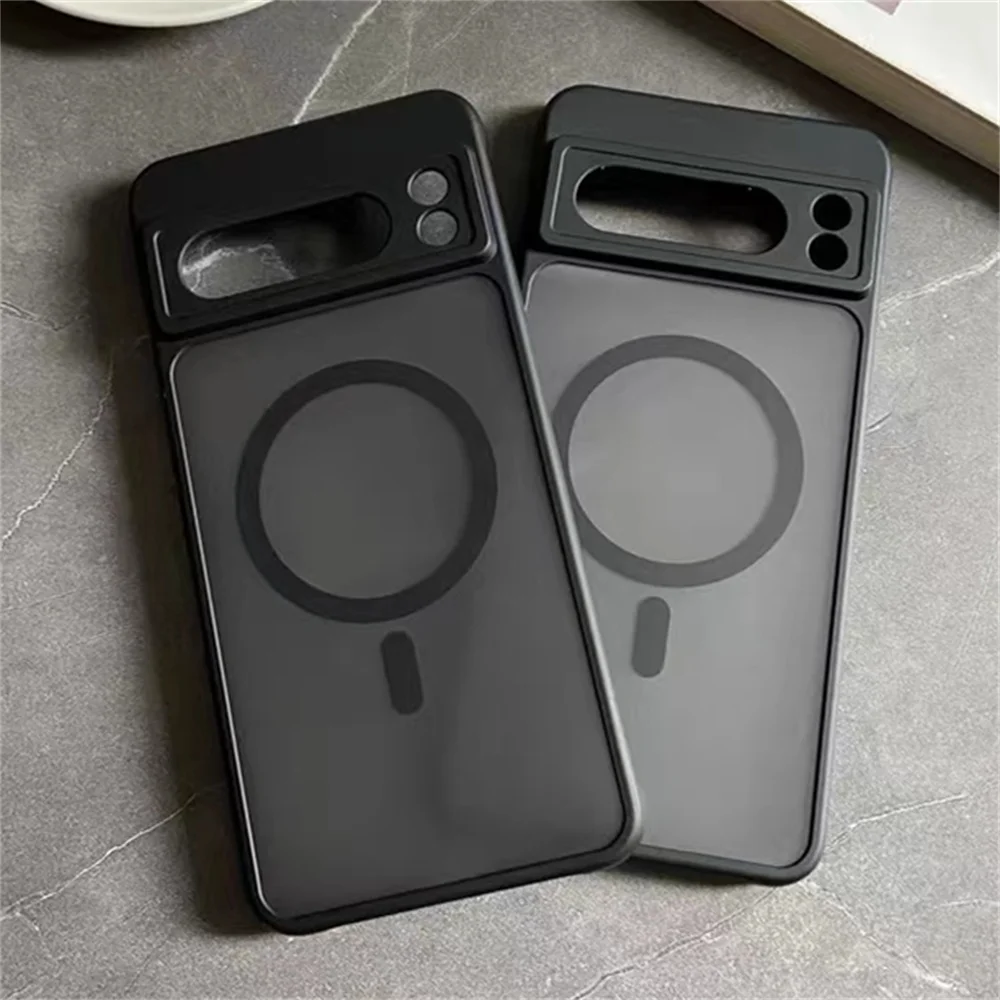 Luxury Matte Magnetic Case with Frosted Translucent Finish