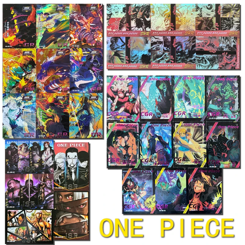 Nuovo Anime One Piece Cgr Lgr Jsr Card Monkey D Rufy Nami Nico Robin Usopp Jinbe Shanks Toy Collection Compleanno Regali Di Natale