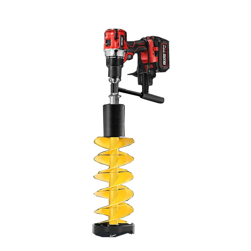 Electric Ice Auger Ice Auger for Fishing Electric Nylon Corless with Positioning Drill for Enthusiasts Nylon Corless Ice Auger 2