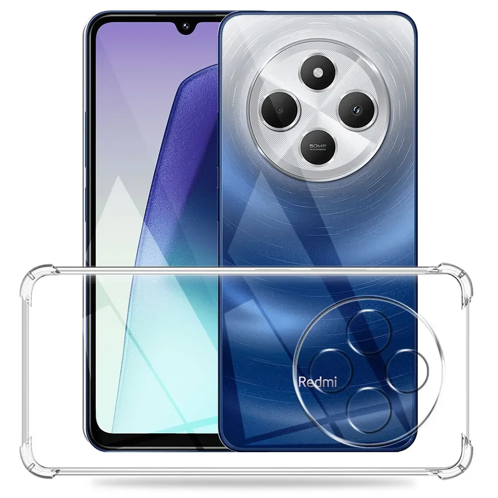 Transparent Shockproof Silicone Phone Case - Clear Airbag TPU Protector