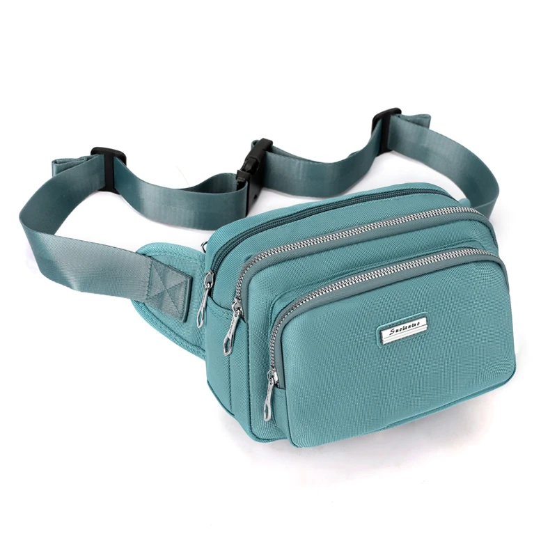 Women's Multi functional Waist Bag - Outdoor Chest Bag with Multiple Zipper Layers, Adjustable Shoulder Straps, Suitable for Run