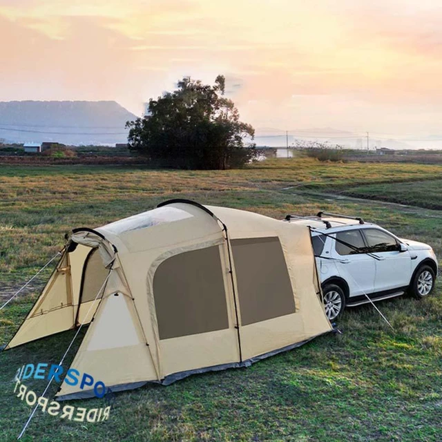 Outdoor Camping Auto Heck Zelt Erweiterung wasserdicht Anhänger Zelt  Camping Shelter Baldachin Auto Kofferraum Zelt für Tour Grill Picknick -  AliExpress