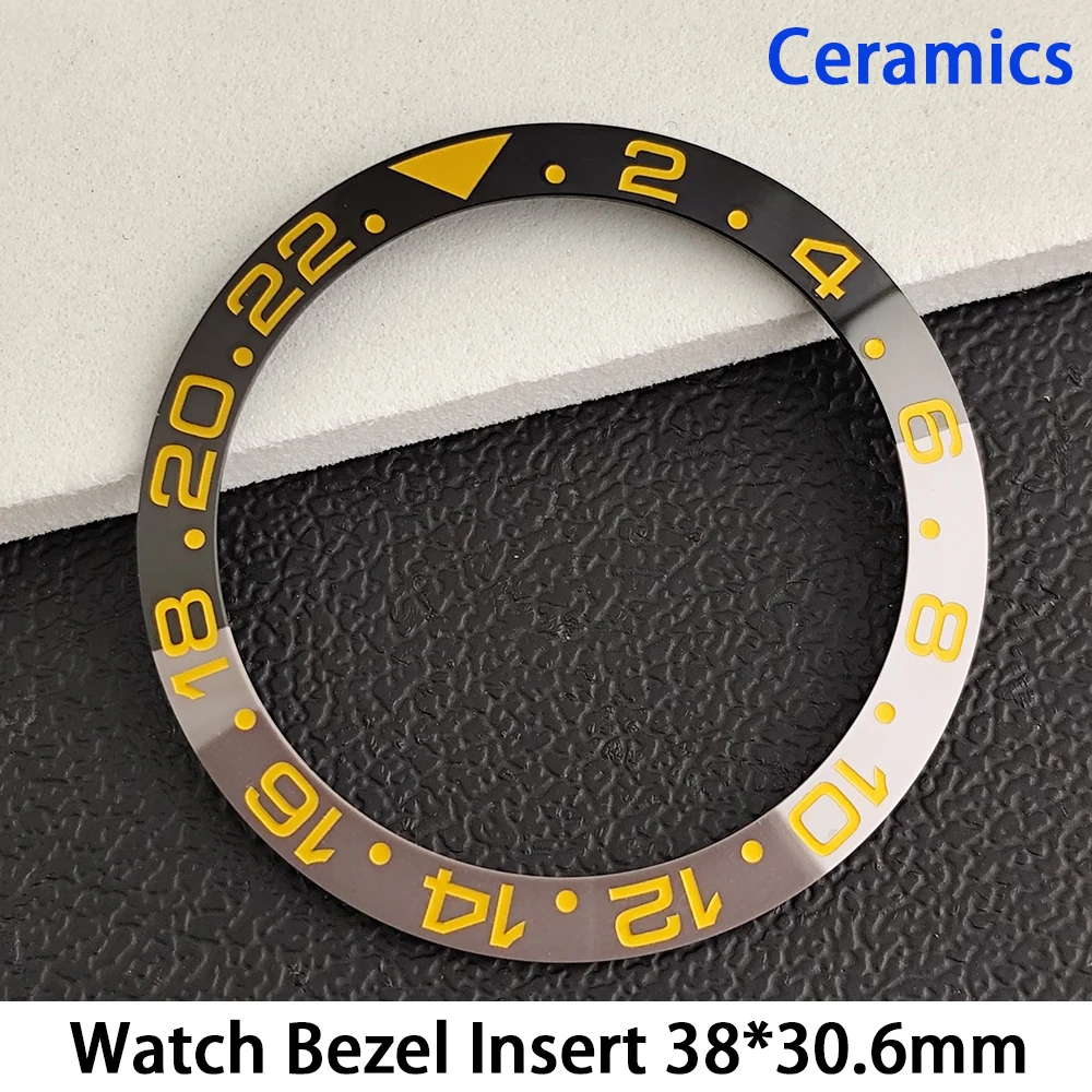 Premium 38mm Sloping Aluminum-Ceramic Bezel Insert