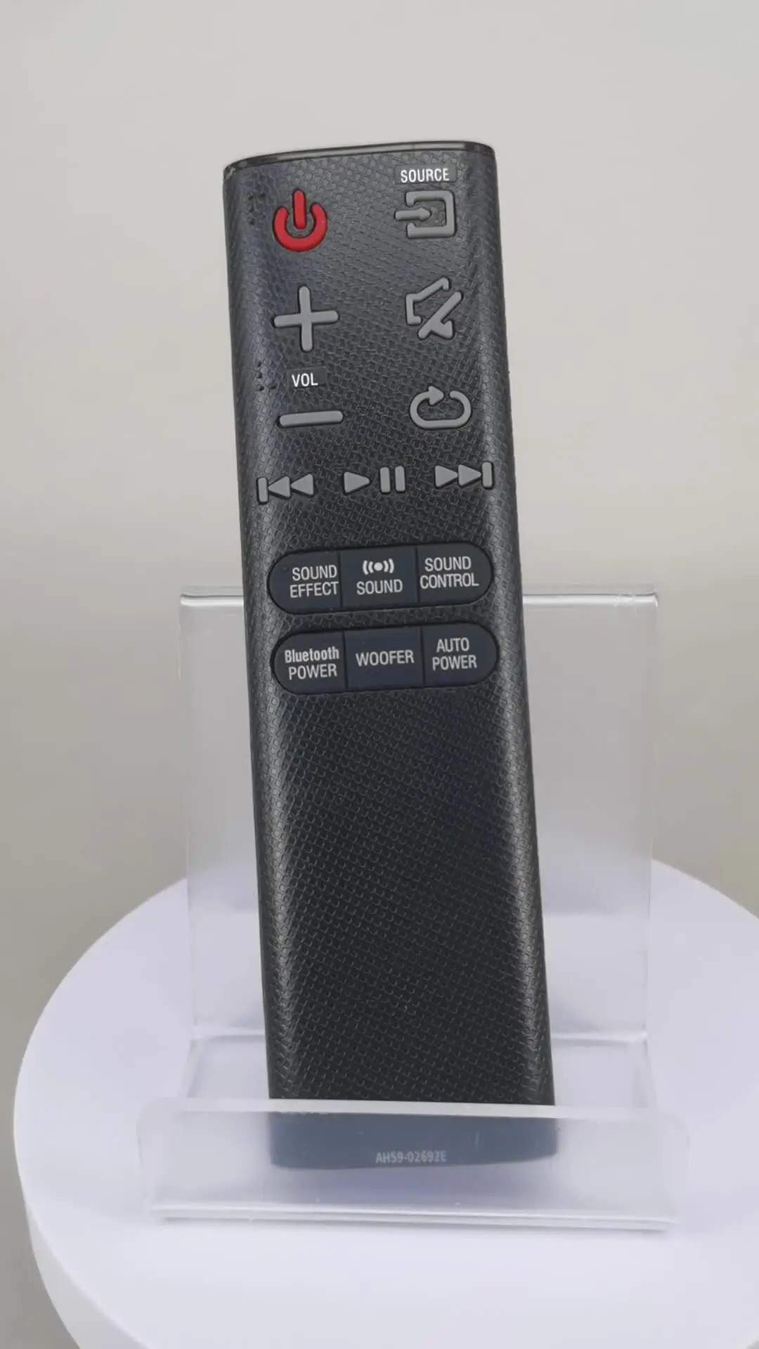 Telecomando Sostitutivo AH59-02692E Per Soundbar Samsung PS-WJ6000, HW-J355, HW-J450, Con Batteria CR2032 (non Inclusa), Nero