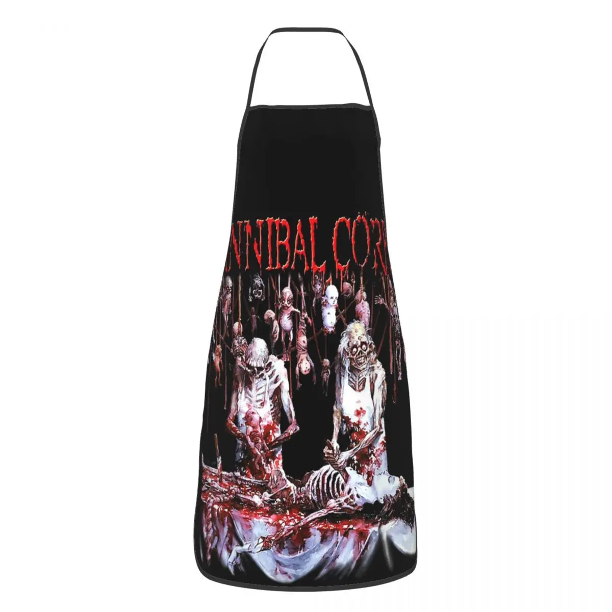 Cannibal Corpse Official Merchandise Butchered At Birth Apron for Women Men Kitchen Chef Cooking Tablier Household Bib Baking