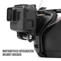 Motorcycle Helmet Chin Strap Mount Phone Clip Holder For GoPro insta360 Osmo SJCAM AKASO For iPhone Huawei Samsung Smartphones - Image 4