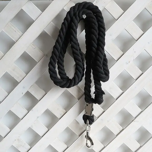 300cm Cotton Weave Equestrian Rein Halters Heavy Duty Leading Rope Halter Equipment for Horses & Livestock 3