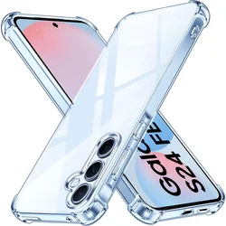 Silicone Soft Transparent TPU Protective Phone Case - Galaxy S26FE (Transparent)