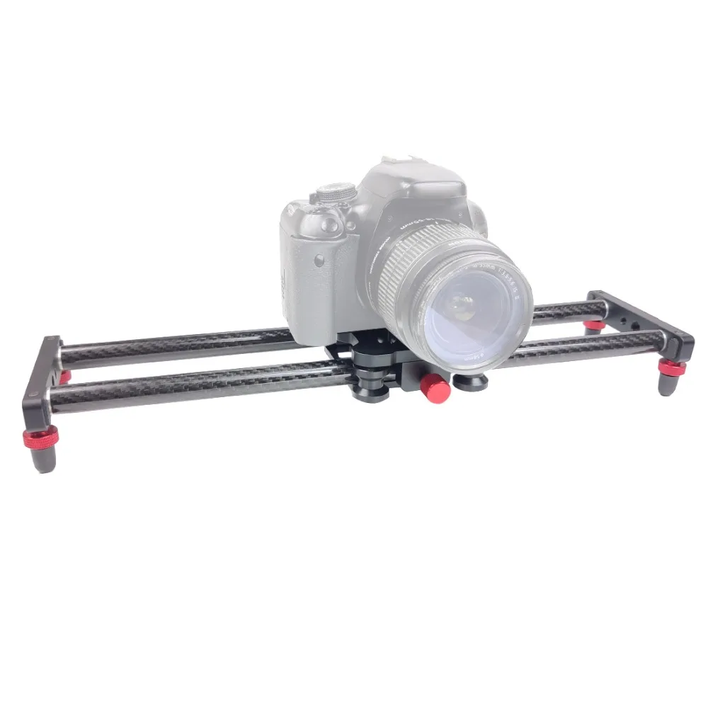 40cm verstellbare Kohle faser DSLR Kamera Slider Shooting Stabilisator Schiene für Canon Sony Video Fotografie Track Slider – Detail 6