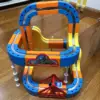 2026 NEW Electric Magnetic Track Set with Anti-Gravity Vehicles 100+ Piece STEM Building Toy Creative DIY Railway Model Gifts
