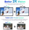 Global Version 11Inch 2000*1200 2 In 1 Tablet UNISOC T616 Octa Core Android 13 256GB/512GB ROM 4G LTE Phone Call PC Tablets WiFi 3