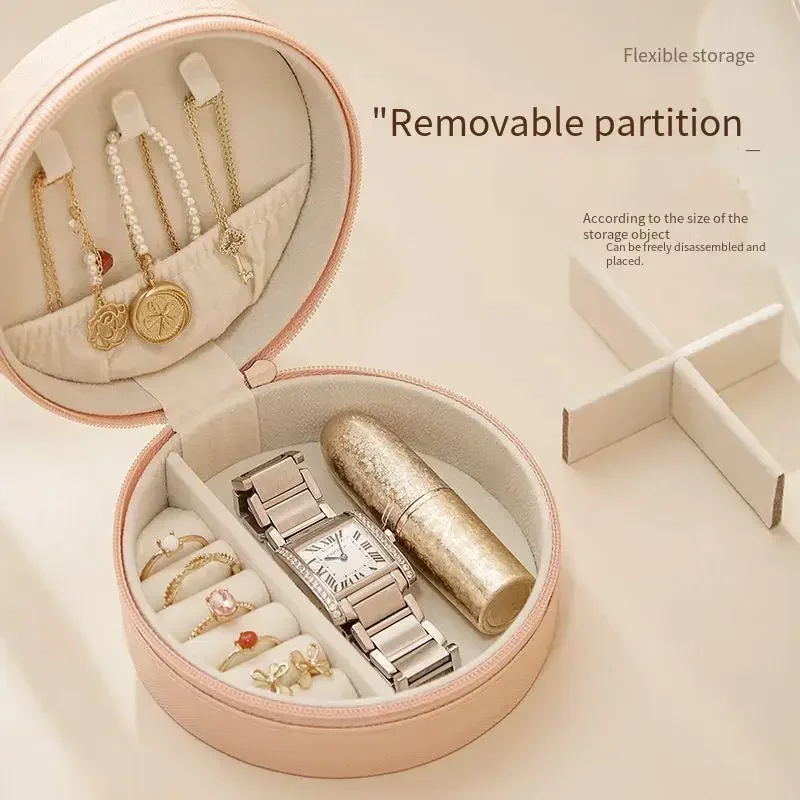 On Sale Simple Portable Jewelry Box, Earrings, Necklace, Ring Jewelry Storage Box