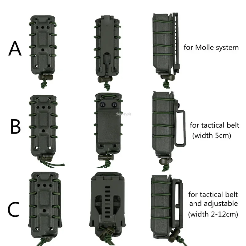 9MM  Magazine Pouch Portable Tactical Pistol Waist Belt Mag Pouch Shooting Hunting CS Gun Rifle Molle Magazine Pouches 2