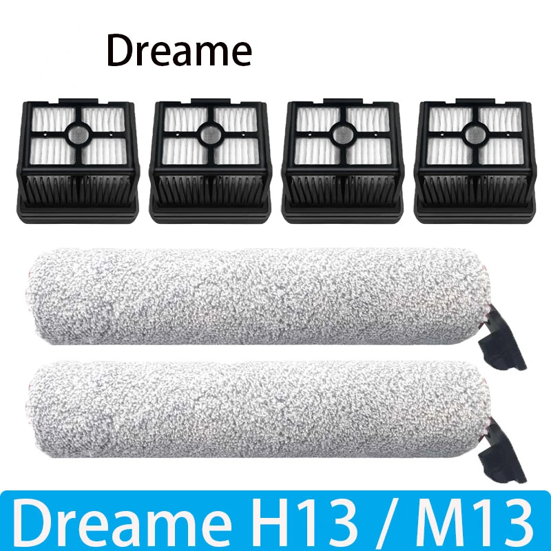 Запасные части для пылесоса Dreame H13/M13/M13S, сменные детали для влажной и сухой уборки, роликовая щетка, фильтр НЕРА, аксессуары