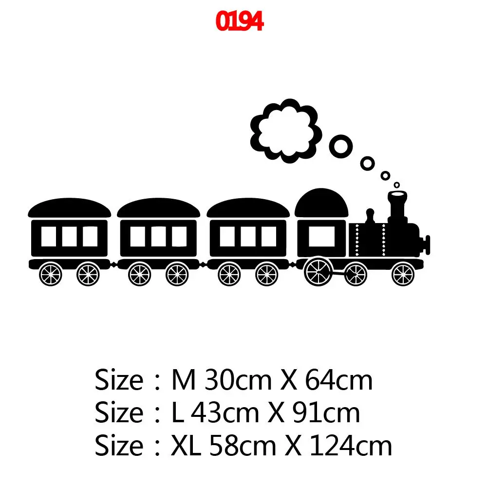 Retro Train Wall Art Decal Wall Stickers Vinile Wall Paper Decor Soggiorno Camera Da Letto Rimovibile Art Murale Babys Room