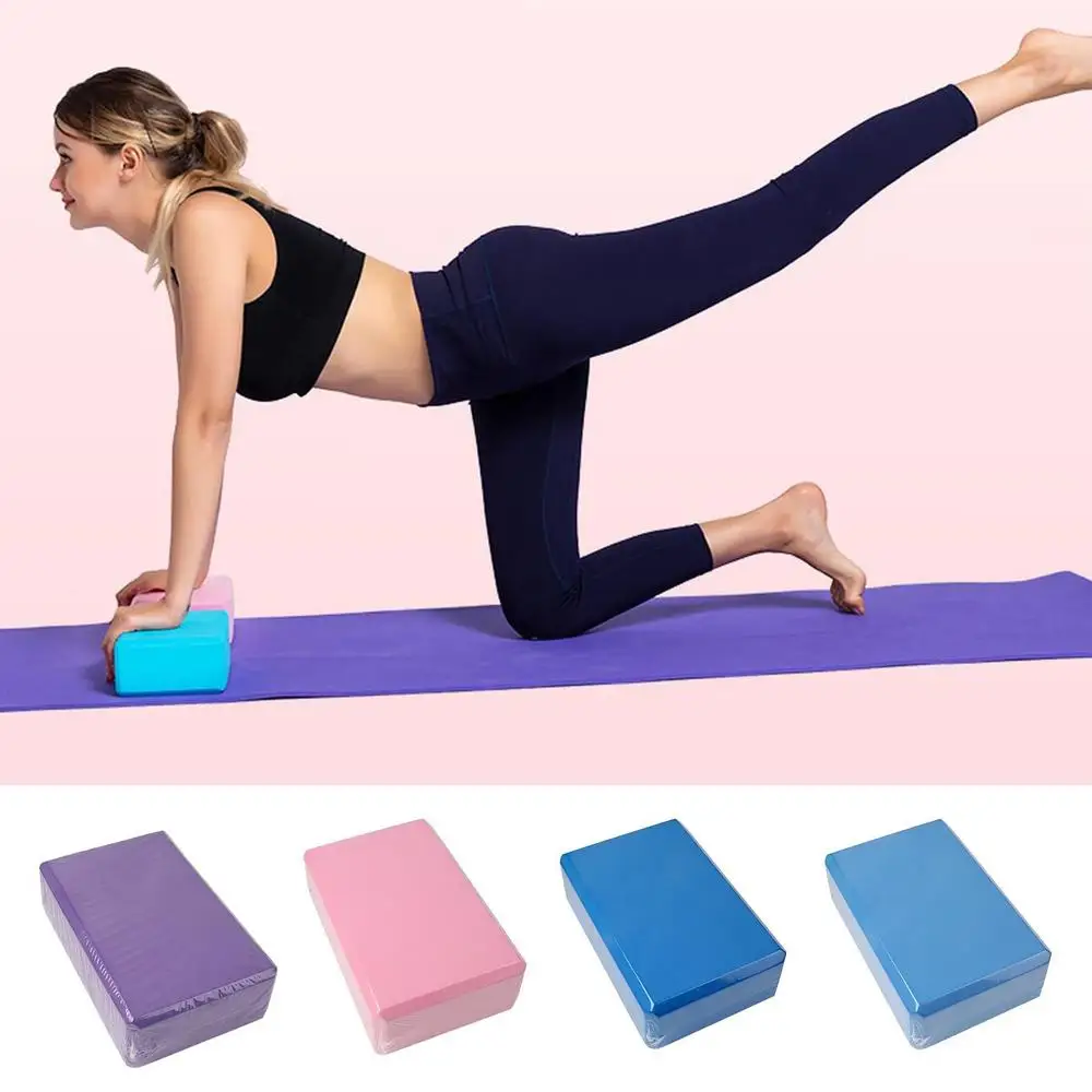 Description Picture 2 of itemYoga Building Blocks Cubes Pilates Bricks Reinforcement Mats Sports Yoga Supplies Exercise Home Exercise Equipment Fitness Eva
