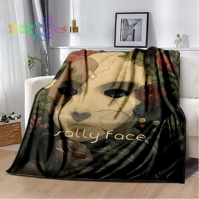 Sally Face Blanket Game Blankets Sofa Cover Flannel Decoration Gifts for Kids and Adults Throw Blanket for Home Outdoor Quilt 2
