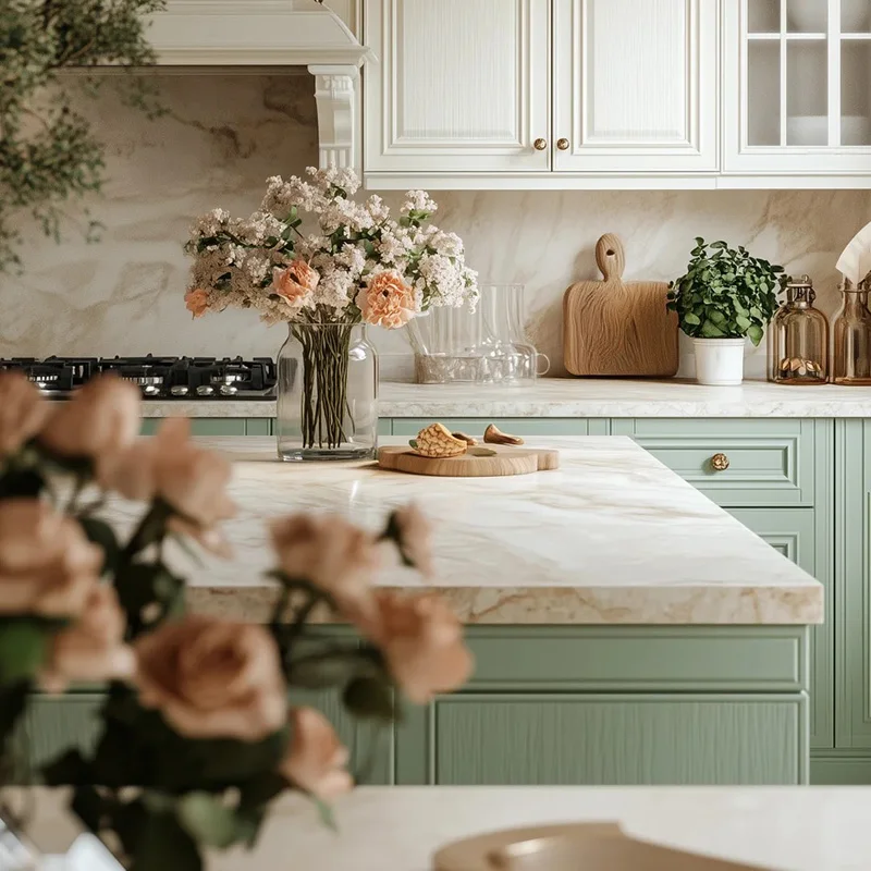 Custom Modular Kitchen Cabinet Sets 6