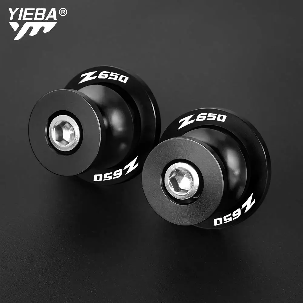 

Motorcycle Aluminum Accessories For KAWASAKI Z 650 Z650 2016 2017 2018 2019 2020 Swingarm Spools slider 8MM 10MM stand screws