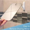 New 1pcs Acrylic Mirror With Wall Suction Shower Mirror For Man Shaving Women Makeup Portable Travel Bathroom Accessories 3