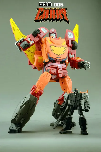 Transformation DX9 D06 D06T Carry Rodimus Prime Action Figure Transforming Box with Car Boys Collectible Toys 2