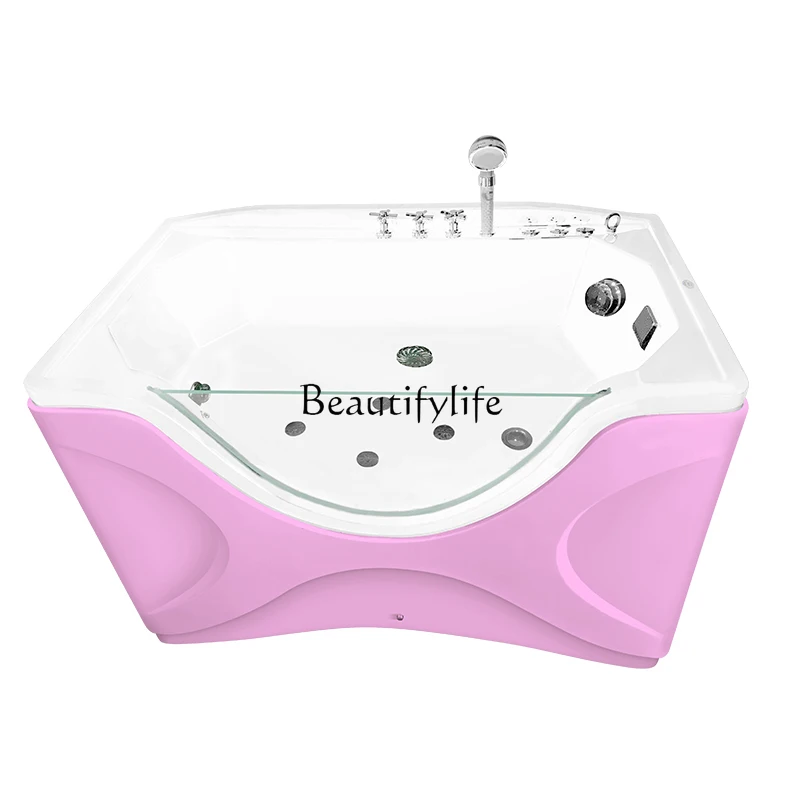 

Pet Shop Bathtub Bath Bathtub Pet Cylinder Widened Acrylic Milk Bath Large Dog