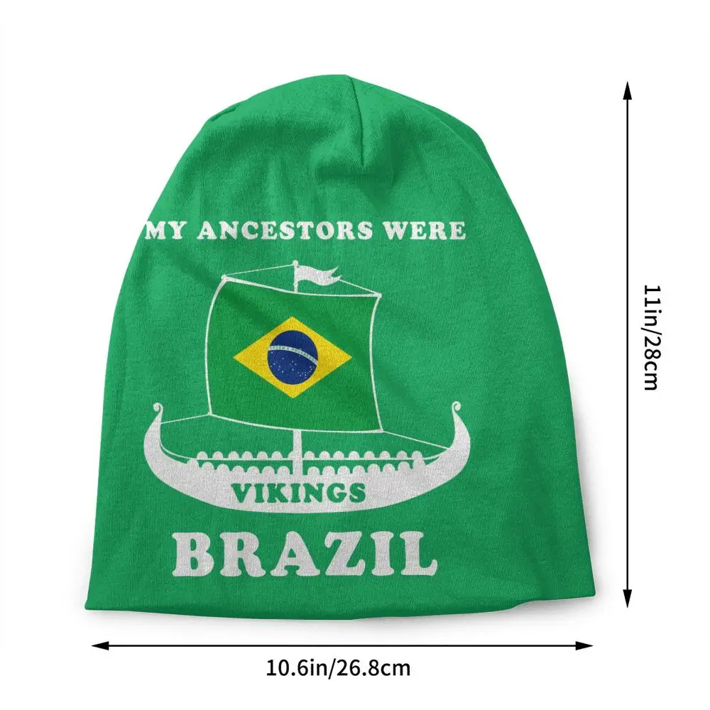 Benutzerdefinierte Brasilien Flagge Motorhaube Hut Stricken Hut Männer Frauen Coole Unisex Warme Winter Beanies Kappe – Detail 12