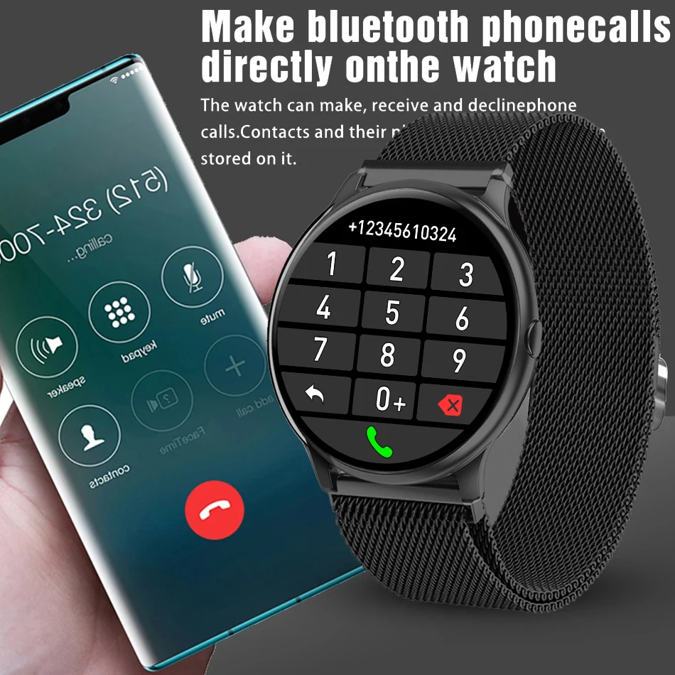 2024 AMOLED 360*360 HD ũ AI  ýƮ,   ȭ Ʈġ, ȵ̵ IOS Ʈ ġ , 1.39 ġ, ǰ