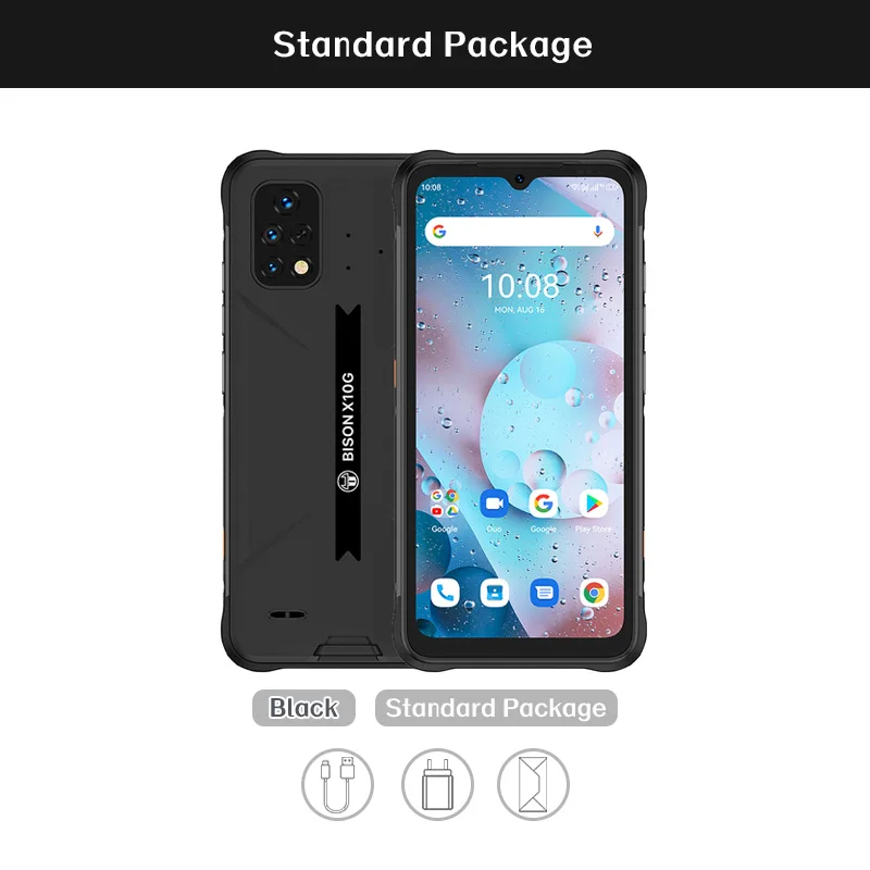 [IN STOCK]Original UMIDIGI BISON X10S X10G 4GB+32GB IP68/IP69K Waterproof Rugged Phone Smartphone 16MP 6150mAh Battery 6.53" HD+ poco best gaming phone UMIDIGI