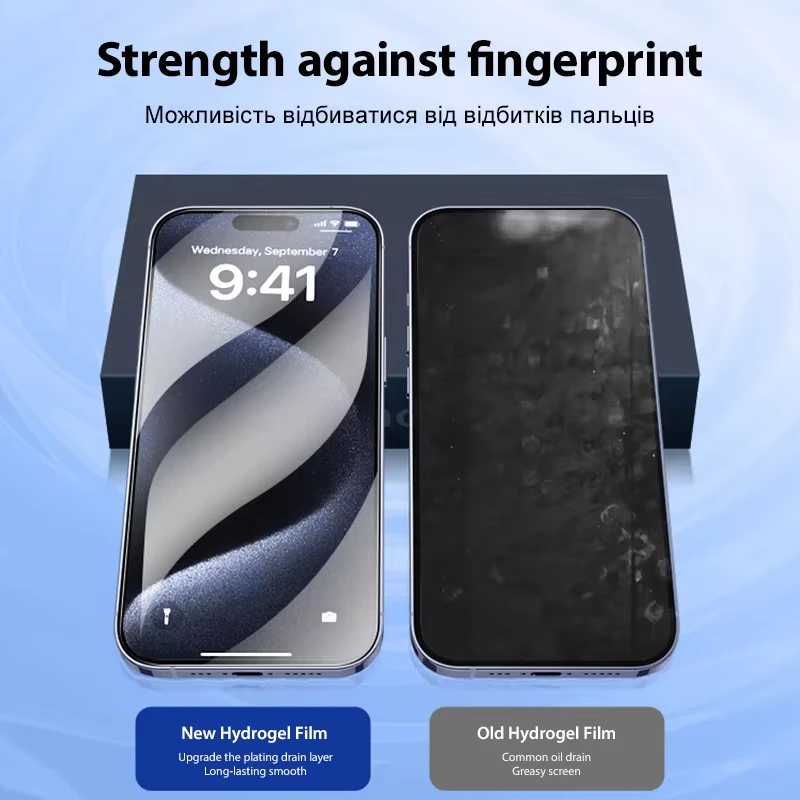 [3-Pack] Premium Soft Hydrogel Screen Protector - Ultra-Thin Silicone TPU Shield