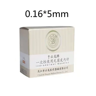 100pcs acupuncture needles disposable intradermal needle 0.12*5mm 0.14*7mm 0.16*5mm body massager