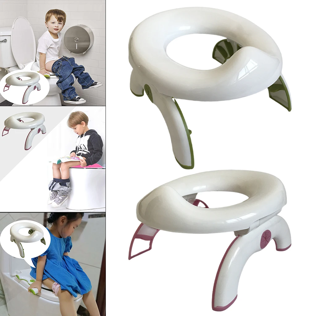 Portable Baby Seat Kids Folding 2 in 1 Non-Slip for Bathroom