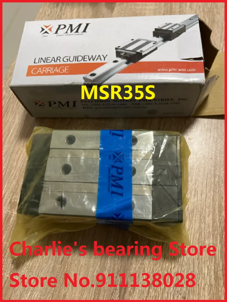 

1pc 100% brand new original genuine PMI brand roller type linear guide carriage model MSR35SSSF1-P