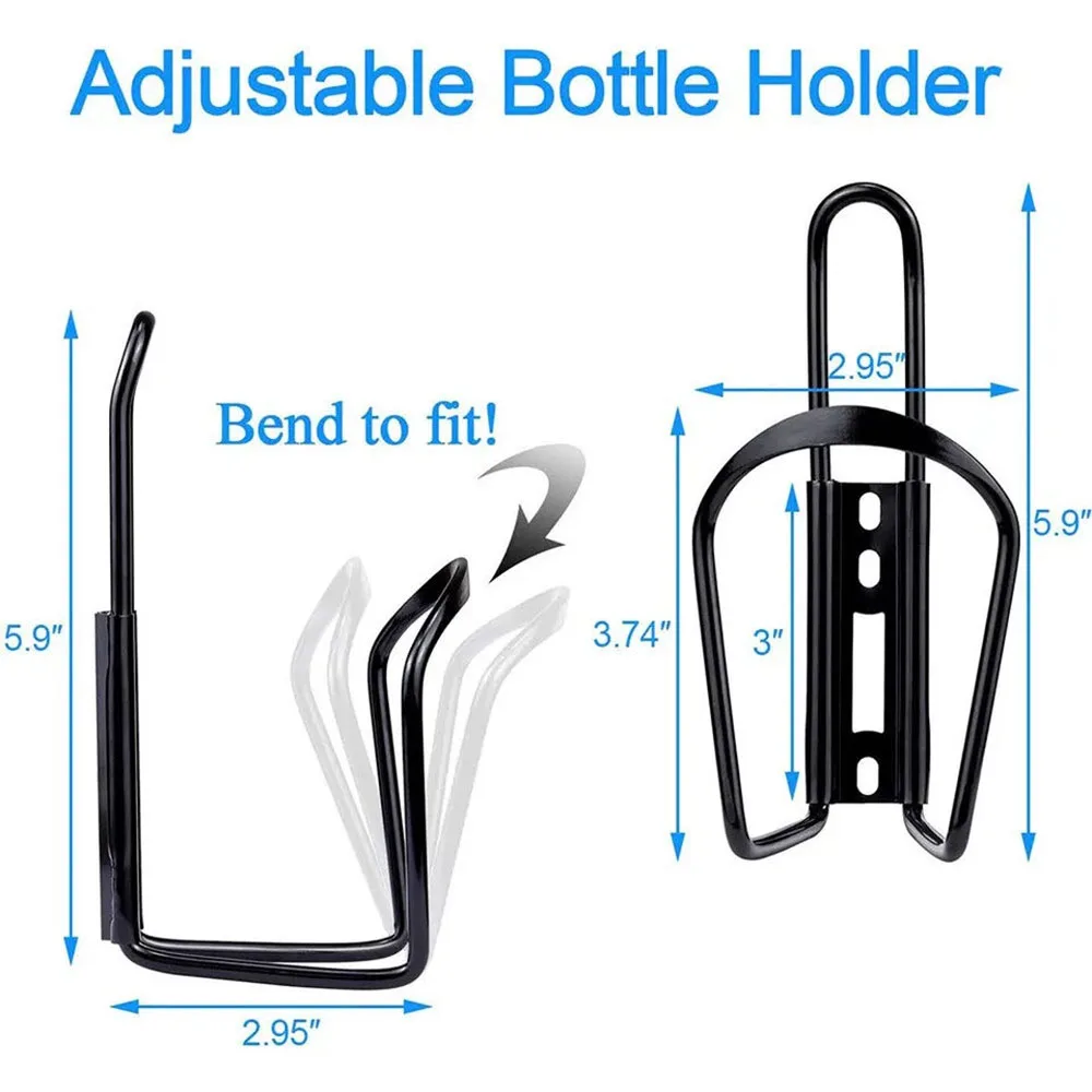 Bicycle Bottle Holder Water Bottle Holder Bicycle Water Bottle Cage Aluminum Alloy Bicycle Bottle Holder Lightweight Universal Road Mountain Bike Water Bottle Rack Mount