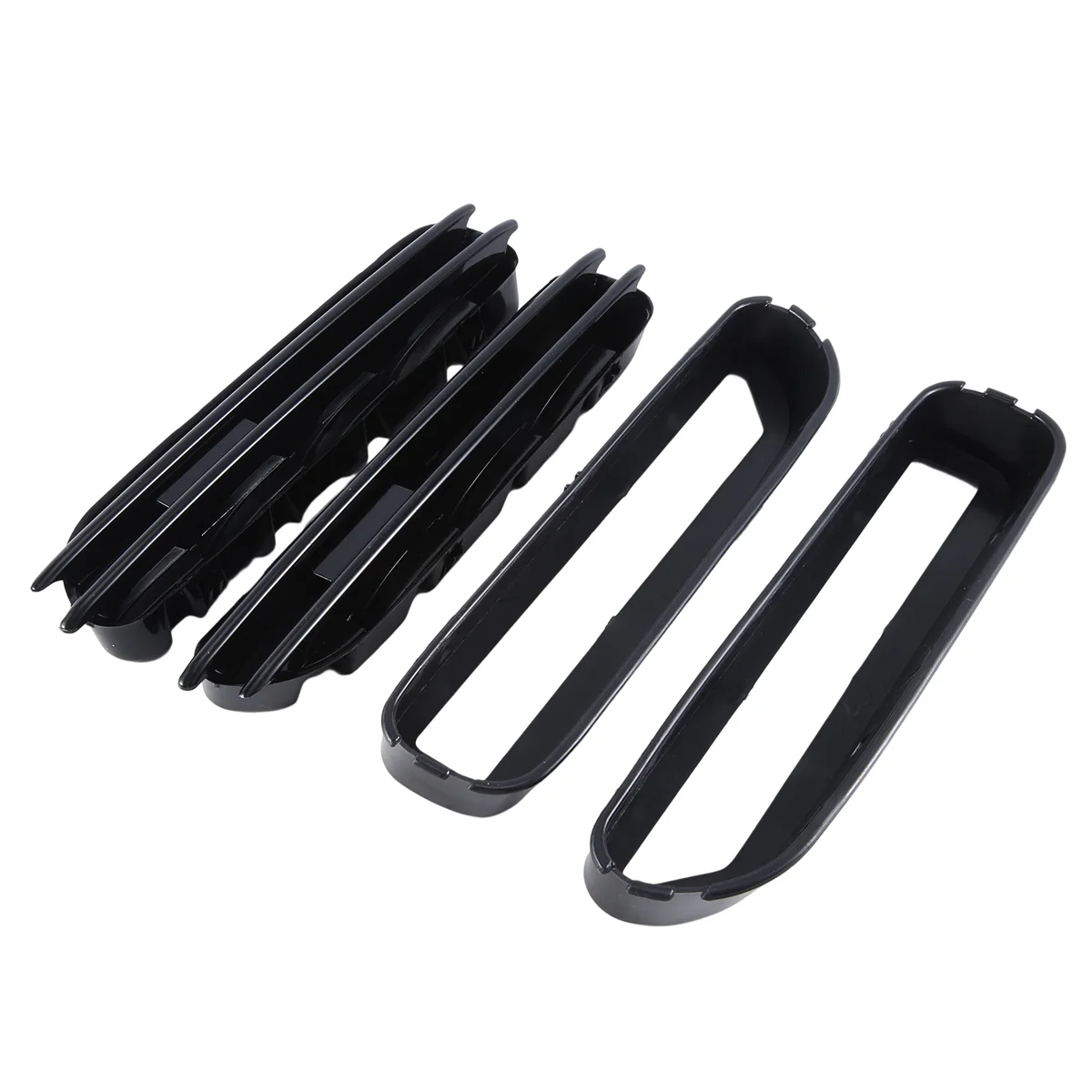 1Pair Car Fender Side Panel Grilles Vents for BMW 5 Series E60 M5 Left & Righ 51137896849 51137896850 Bright Black