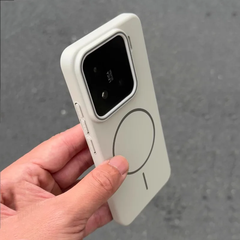 Luxury Pure Color Magnetic Anti-Drop Back Cover